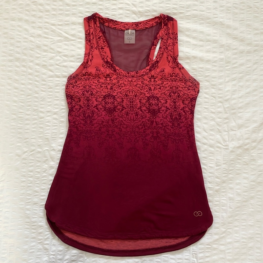Calia Workout Tank Top with Mesh Detail